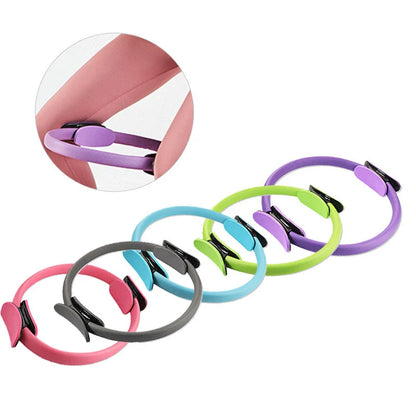 Dual Exercise Pilates Ring for core strengthening and posture correction in various colors