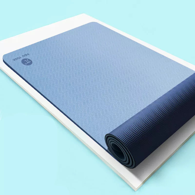 Pido TPE yoga mat in selected color, perfect for beginners with non-slip surface