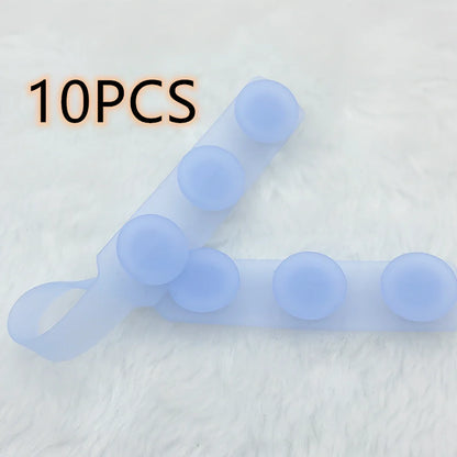 Silicone mask extension strap showing 1.5cm width and colour options including transparent