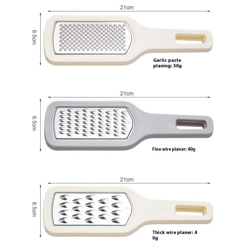Premium 3-in-1 Stainless Steel Vegetable Grater - Efficient Kitchen Gadget for Grating, Shredding and Slicing