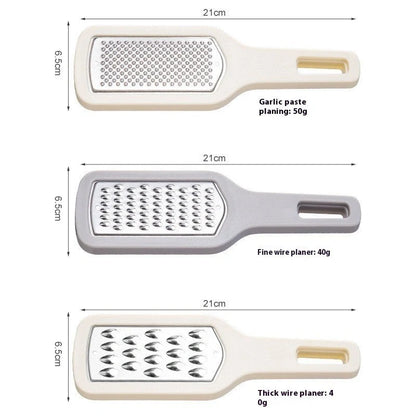 Premium 3-in-1 Stainless Steel Vegetable Grater - Efficient Kitchen Gadget for Grating, Shredding and Slicing