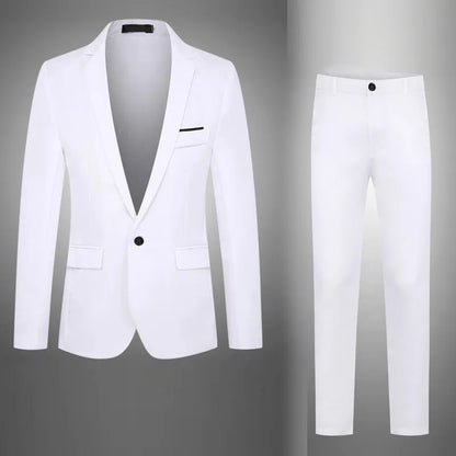 Men's acetate fibre wedding tuxedo jacket in loose fit, available in eight colours like wine red and sizes up to 5XL
