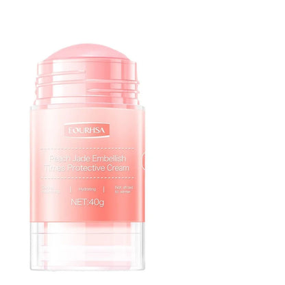 Moisturiser solid stick balm for hands and feet, shown with scent options Apple, Banana, Blueberry, Coconut, Citrus, Pink, Strawberry.
