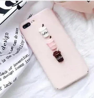 3D cartoon cat design silicone phone case for iPhone with soft TPU construction