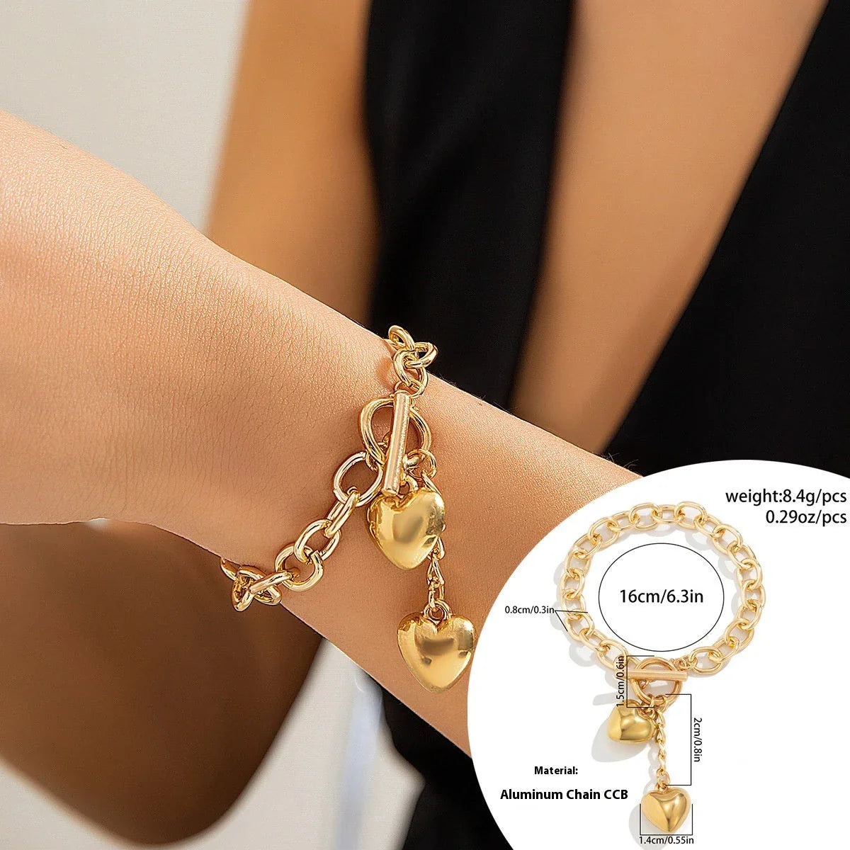 Stylish lock and key pendant necklace with a delicate chain, available in a variety of colors and materials