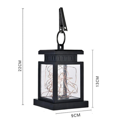 Solar Star Light garden decoration with 30 LED beads in outdoor setting