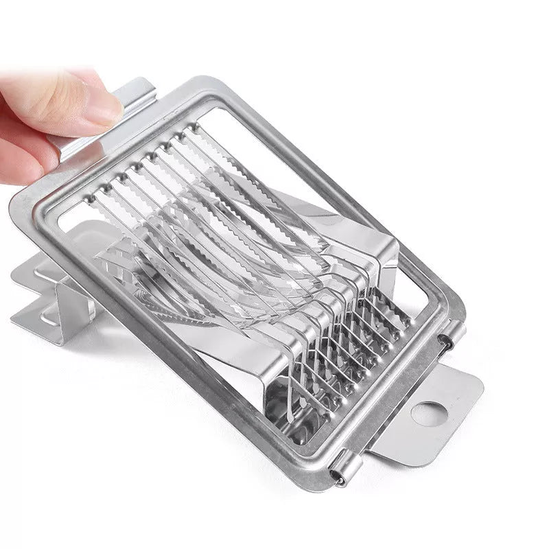 Stainless steel multi-purpose egg cutter for kitchen use