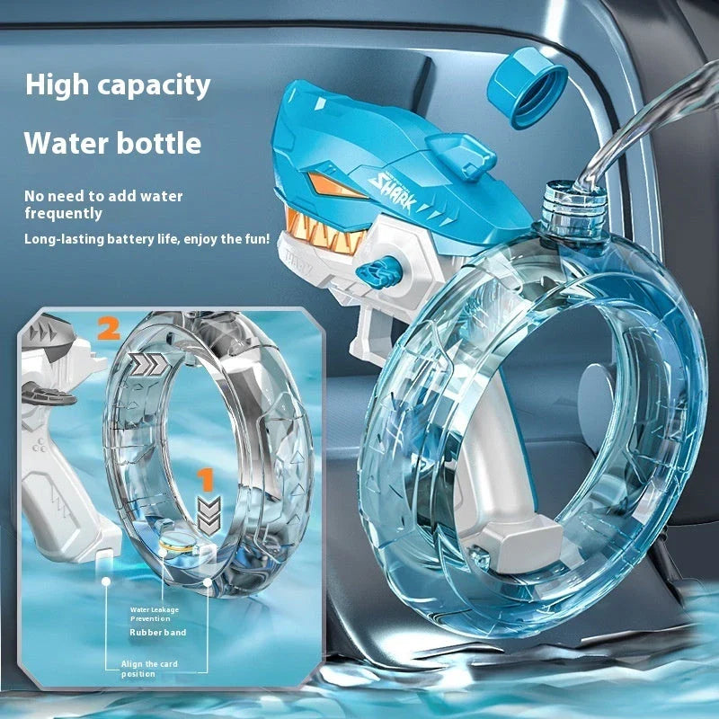 Powerful electric water gun with continuous firing and large capacity for epic summer water battles