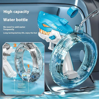 Powerful electric water gun with continuous firing and large capacity for epic summer water battles