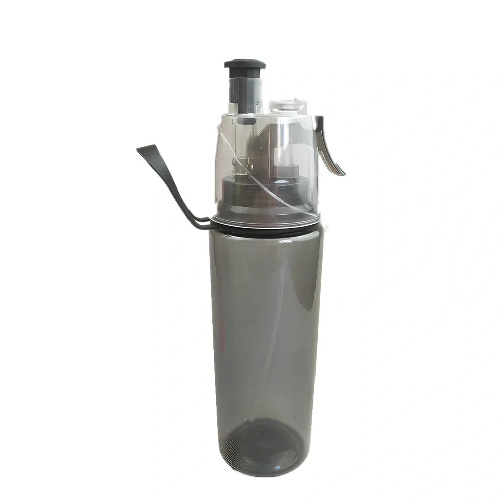 600ml sports mist spray bottle in multiple colours with continuous spray function for outdoor activities