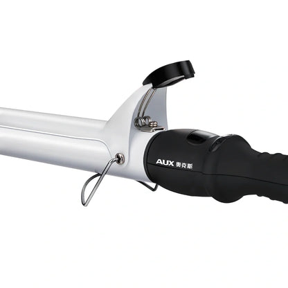 AUX ceramic glaze hair stick showing 15.5cm length and 1.2cm diameter barrel for dual dry wet styling