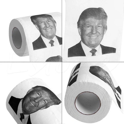Hillary Donald Trump Roll It 2-ply toilet paper with 240 knots per roll