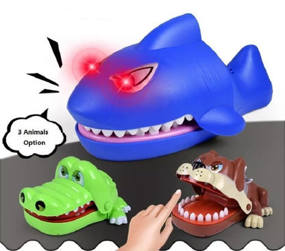 Bite Hand Animal Parent-child Interactive Toy in multicolored plastic designs