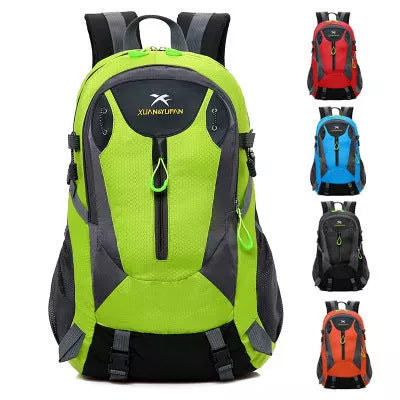 Outdoor climbing bag with internal computer compartment in multiple colors