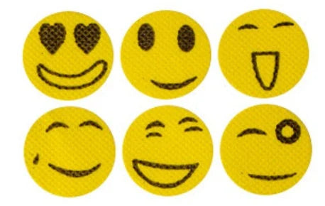Summer Smile Mosquito Sticker 6-Pack in random colors, non-toxic mosquito repellent