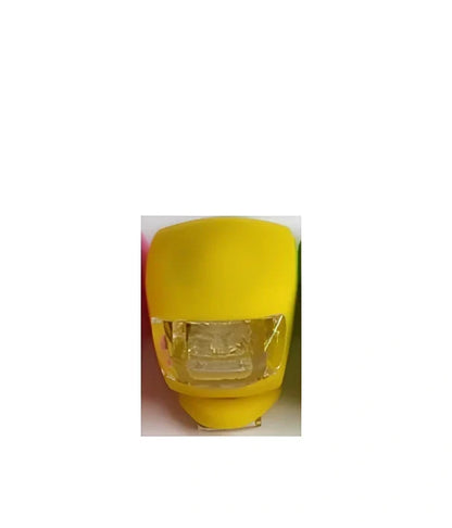 LED bike safety light with clip-on design and silicone body in multiple colours