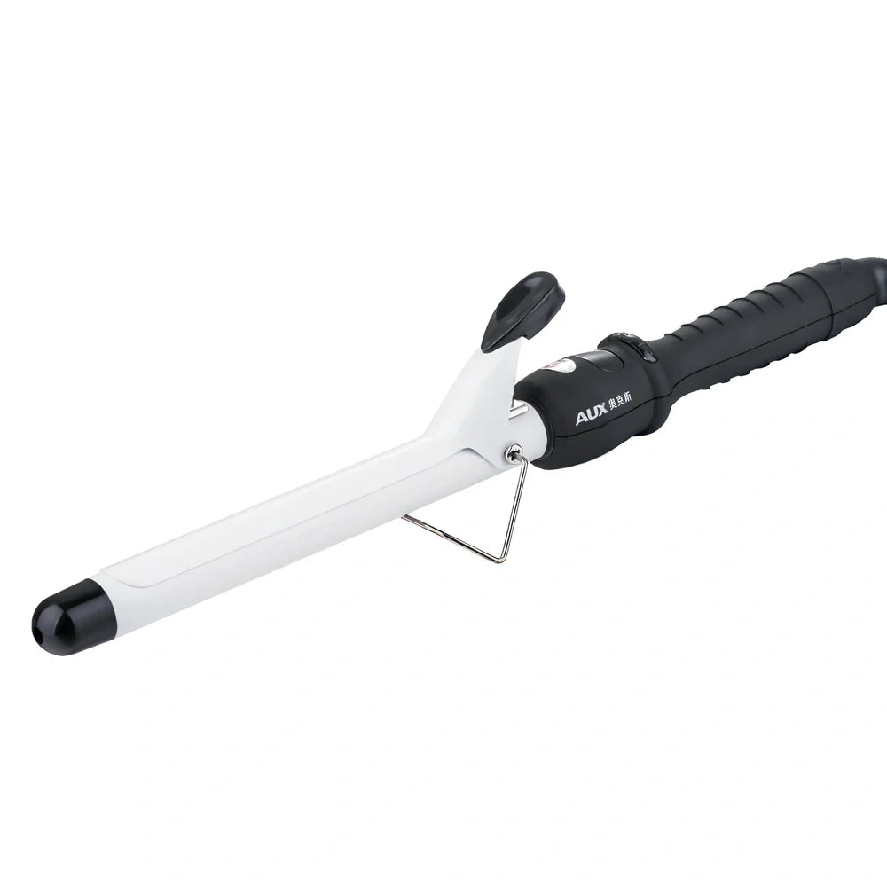 AUX ceramic glaze hair stick showing 15.5cm length and 1.2cm diameter barrel for dual dry wet styling