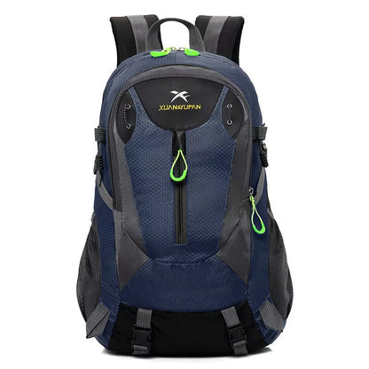 Outdoor climbing bag with internal computer compartment in multiple colors