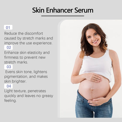 50 ml bottle of skin enhancer serum with hyaluronic acid and N-acetylglucosamine