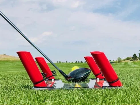 Swing Mirror for golf practice with storage bag