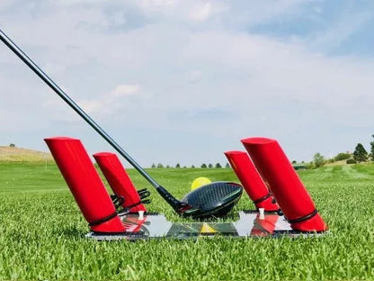 Swing Mirror for golf practice with storage bag