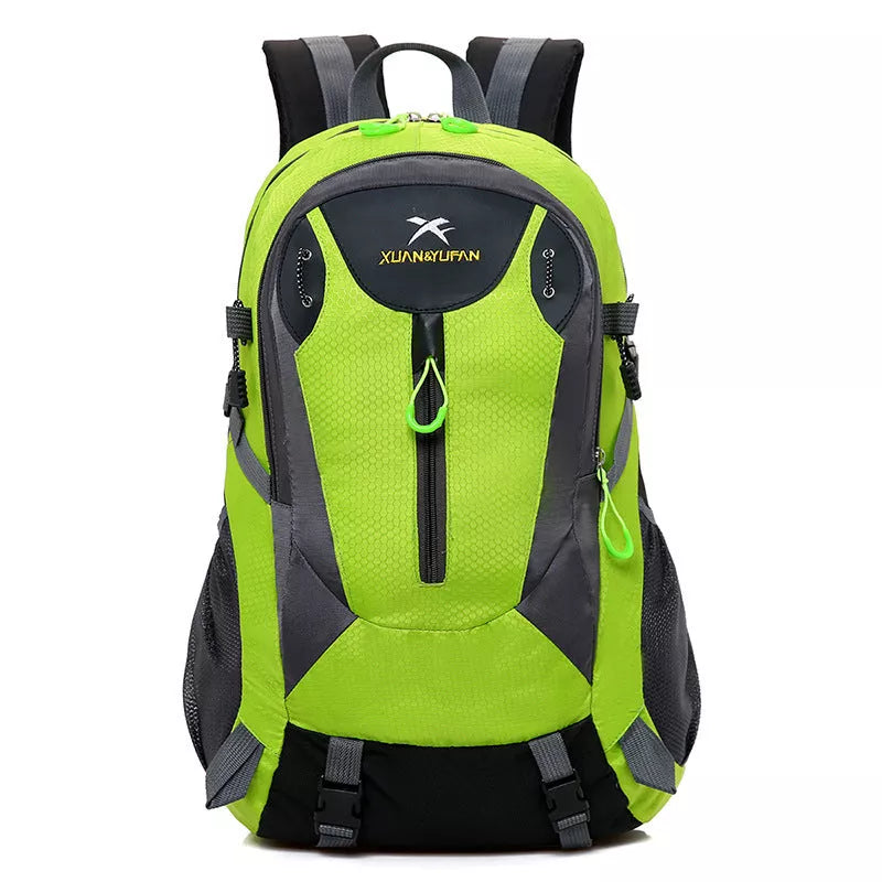 Outdoor climbing bag with internal computer compartment in multiple colors