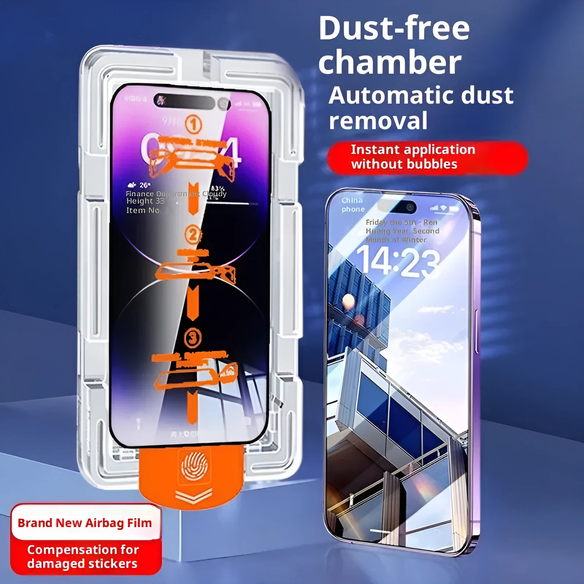 TPU hydrogel screen protector for iPhone 11 to 17 with Ultra HD, anti-blue light, and privacy finishes.