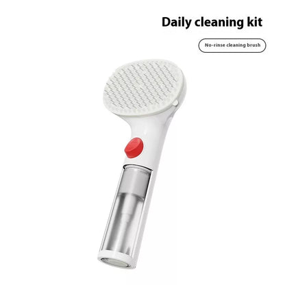 3-in-1 Pet Steam Brush with adjustable comb for effective hair removal and cleaning