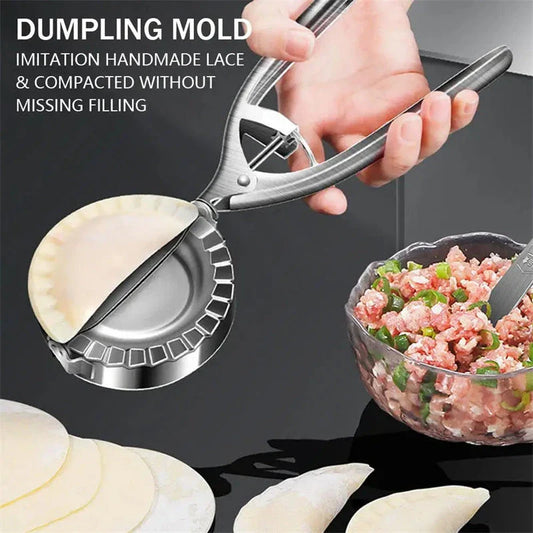 Stainless steel dumpling maker for creating perfectly sealed, homemade dumplings with ease