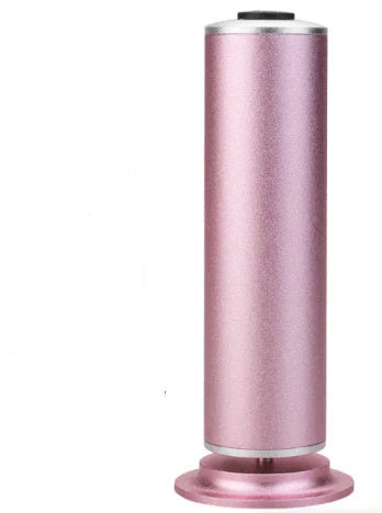 Rechargeable electric pedicure foot care tool with sandpaper disks for smooth feet