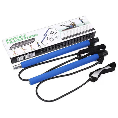 Adjustable hip training pulling rope for yoga and fitness exercises in choice of colours