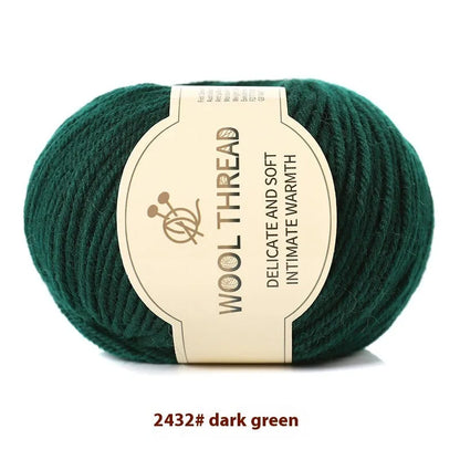 Hand-woven scarf sweater thread roll in domestic wool yarn for baby knitting projects with 10-needle compatibility
