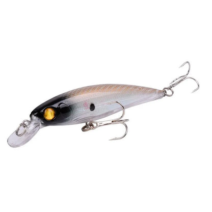 Classic lure bait 13.8g ABS plastic fishing lure with No. 6 hook, 11cm, slow sinking, 10 colours
