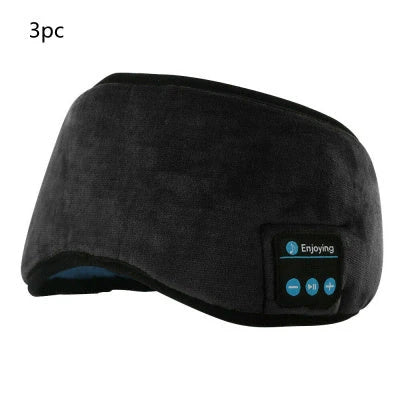 Wireless Bluetooth 5.0 Sleep Headphones with Plush Sleep Mask and Music Player