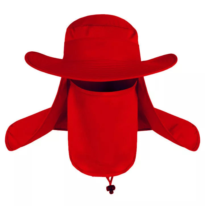 Fisherman's hat with full sun, water, and UV protection in various colors