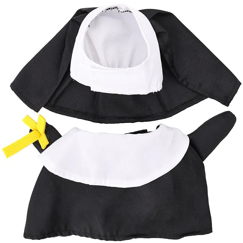 Black nun costume for pet dog or cat Halloween dress-up