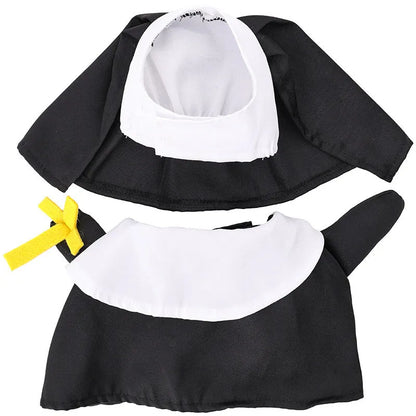 Black nun costume for pet dog or cat Halloween dress-up