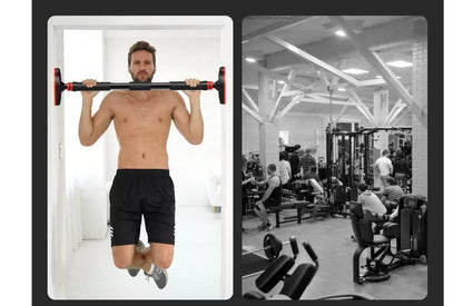 Indoor punch-free door upper horizontal bar for home gym, 350kg capacity
