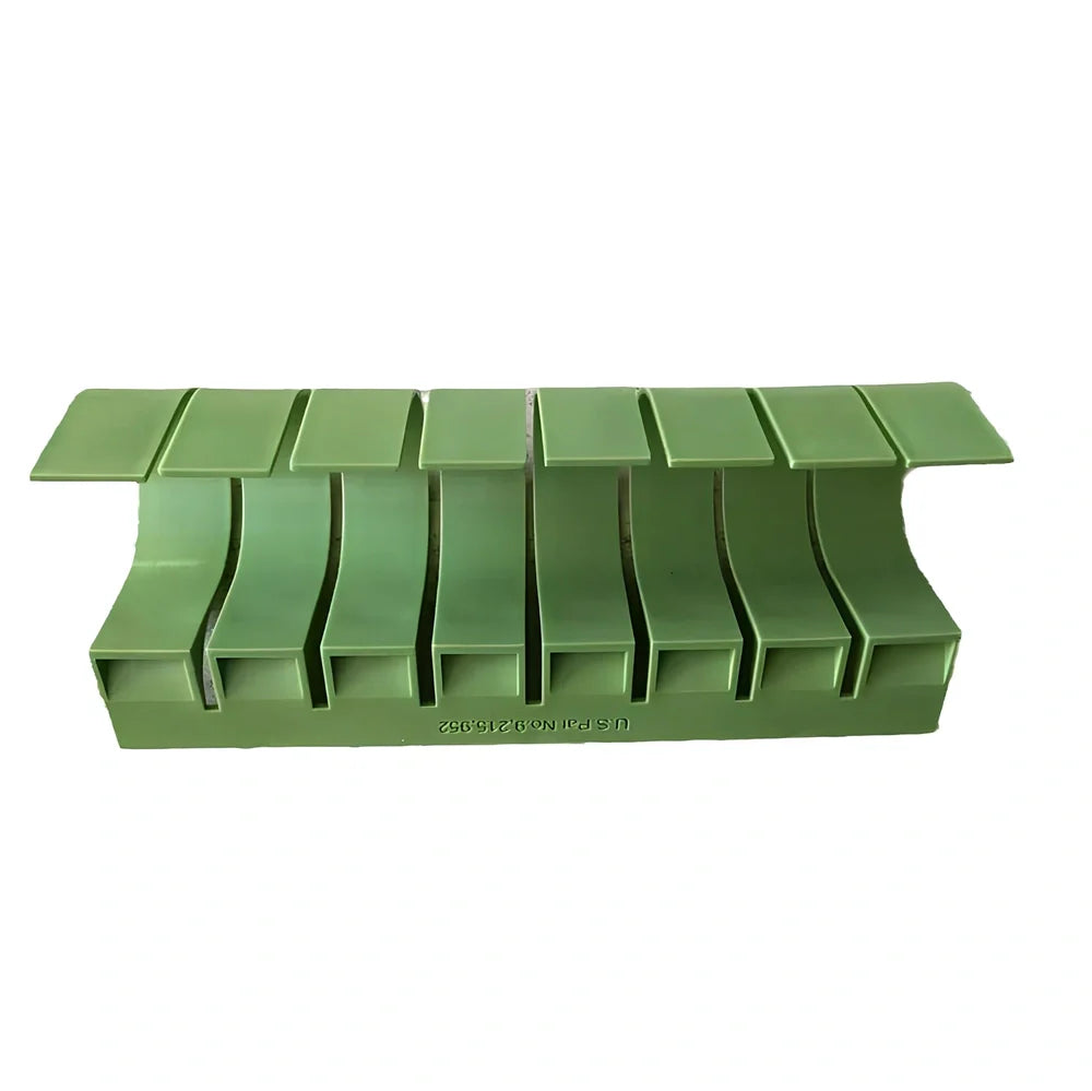 DIY sushi making machine with 11 stainless steel wires on PP plastic frame measuring 25x15cm