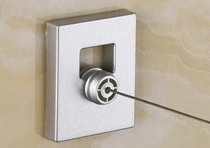 4.2m retractable stainless steel clothesline in various colors for indoor and outdoor use