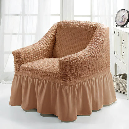 Branbird American single sofa cover with skirt design on 90-140cm furniture