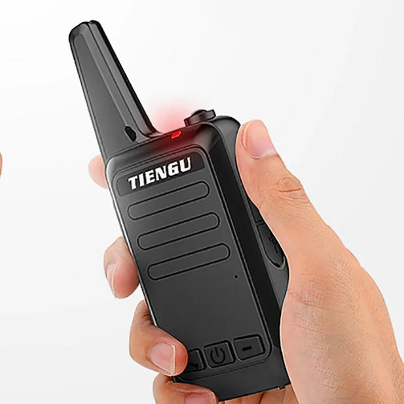 TIENGU Wireless Handheld Radio Intercom with LED flashlight and USB charging port