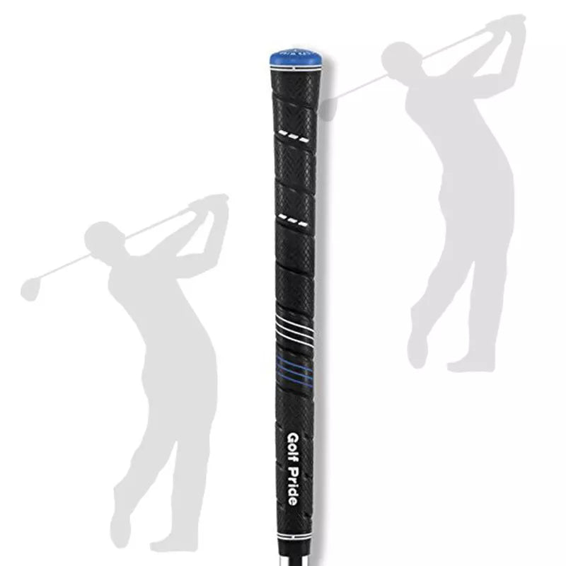 Golf Rubber Ironwood Grip with non-slip PU surface in blue and red