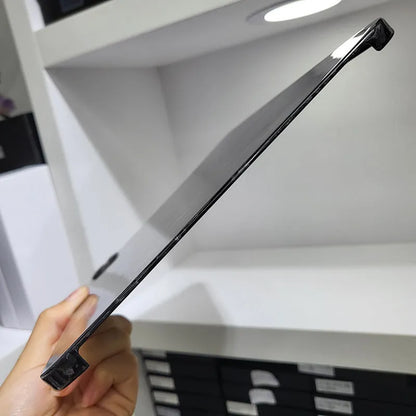 Carbon fibre protective cover for iPad Pro 11 showing 3K matte fine hole texture and embossed plaid pattern