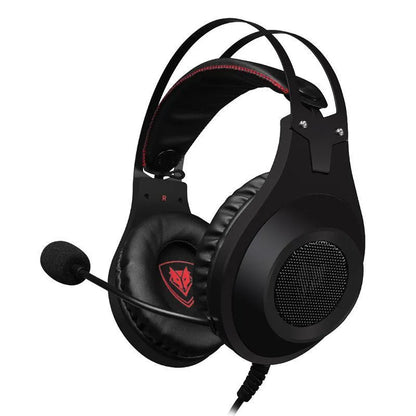 NUBWO N2 black gaming headset with microphone and adjustable headband