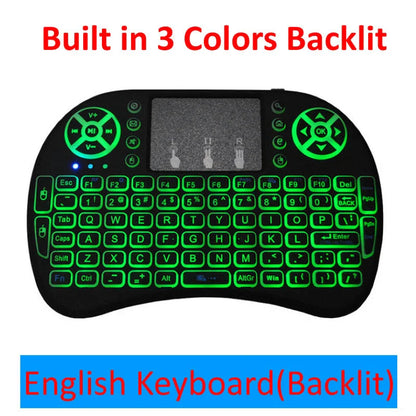 Wireless Smart Keyboard with larger touchpad, dual mouse buttons, and compact design for versatile device control