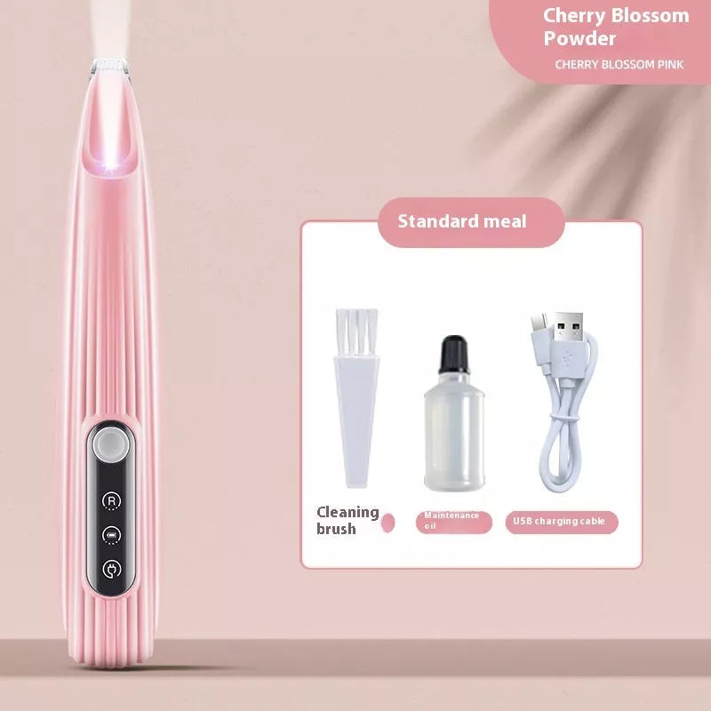LED Light Pet Hair Clipper for safe and efficient grooming of dogs and cats