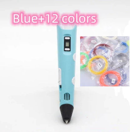 Versatile 3D Art Pen for Creative Painting and Drawing - Unleash Your Artistic Potential with Vibrant Colors and Precise Control