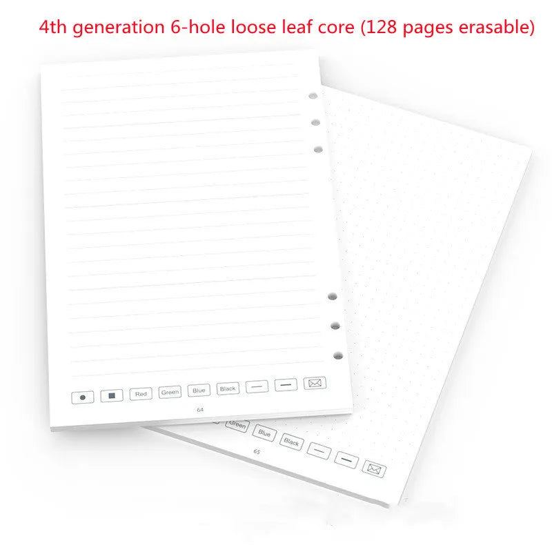 Zodiac Forest spiral notebook refill paper pack with 64 sheets and 9 writing refills