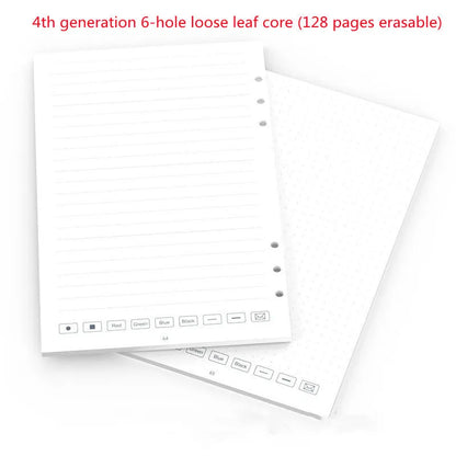 Zodiac Forest spiral notebook refill paper pack with 64 sheets and 9 writing refills